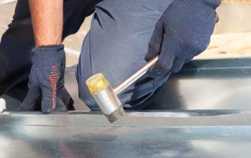 Low Whita metal flat roofing repairs